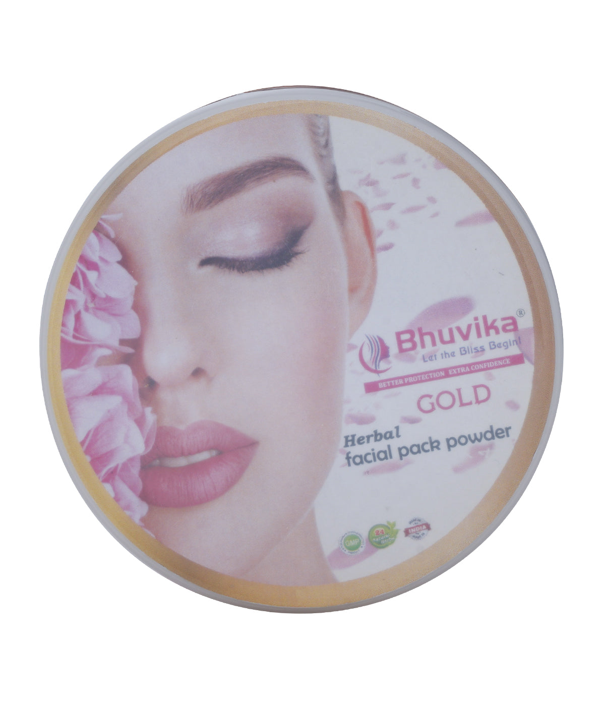 Bhuvika Gold Herbal Facial Pack Powder(75gm)